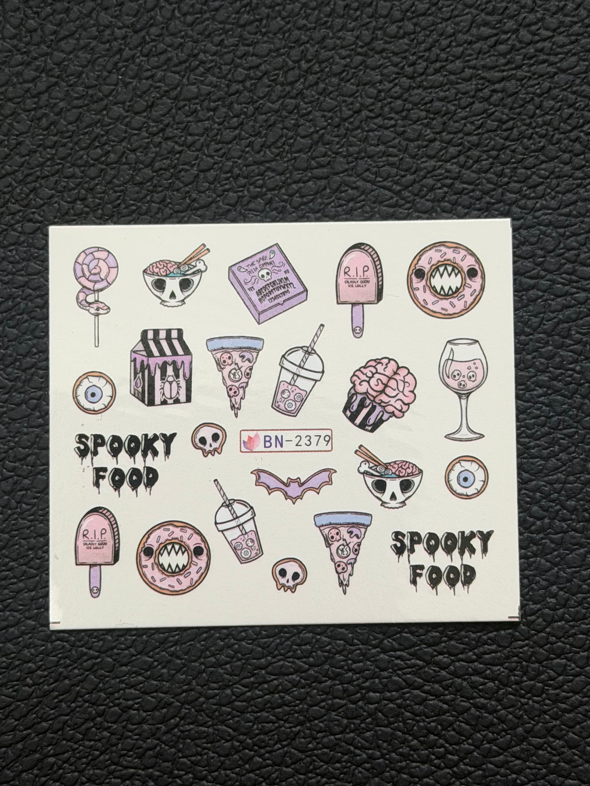Sticker Spooky Purple