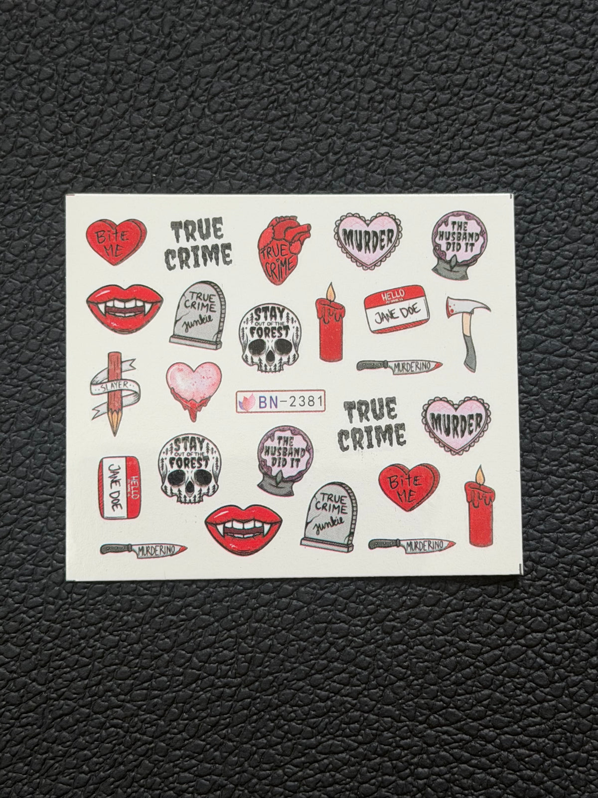 Sticker True Crime