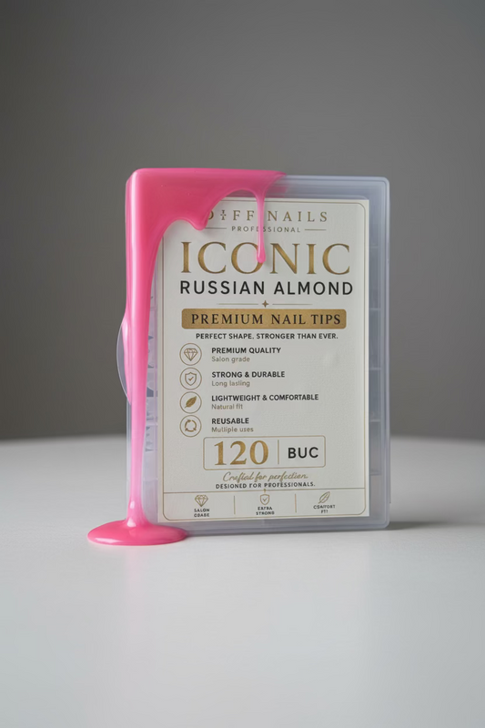 Tipsuri Reutilizabile Iconic Russian Almond-120 bucăți